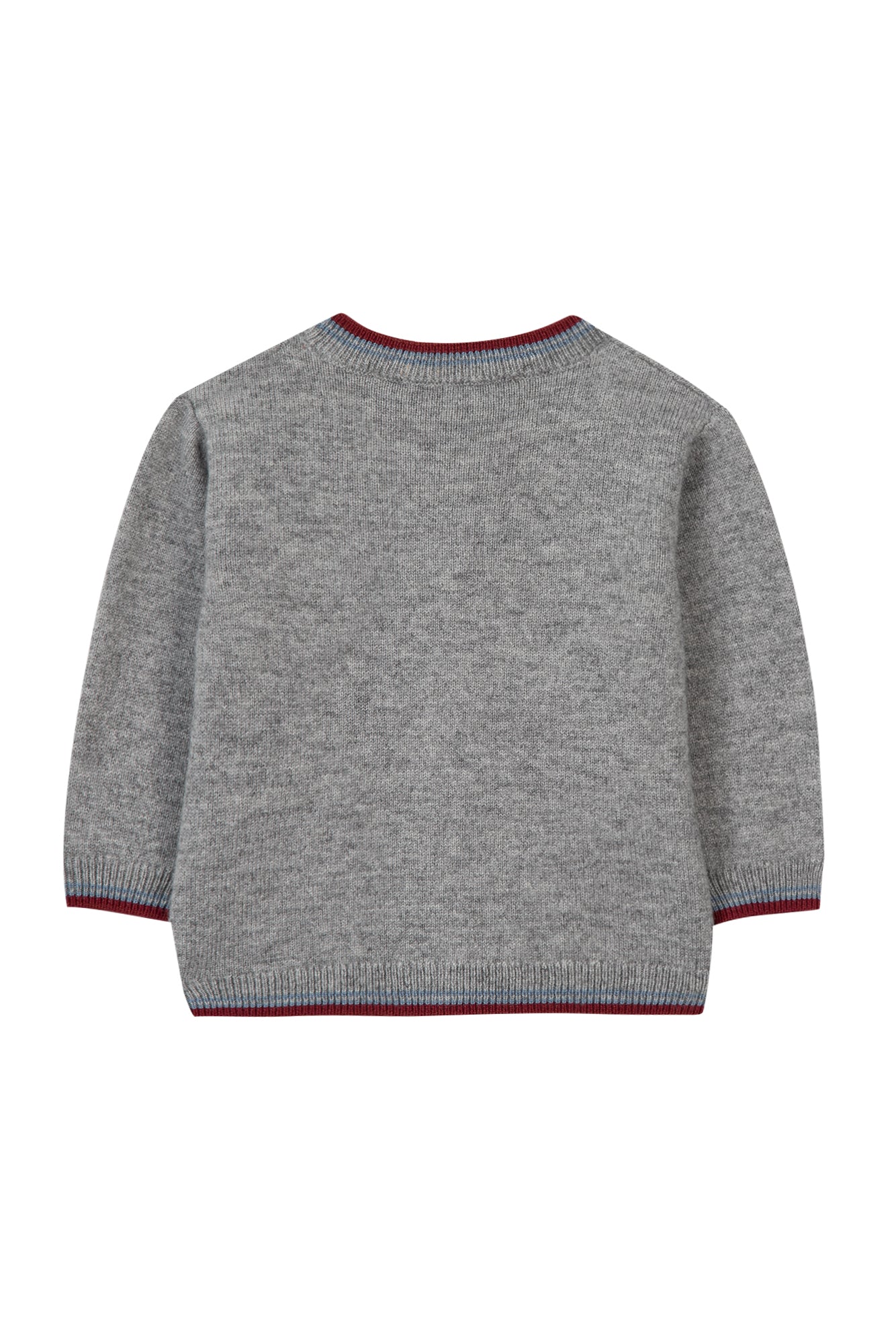 Cardigan - Grey knitted Middle Threatened Grey / 3Y