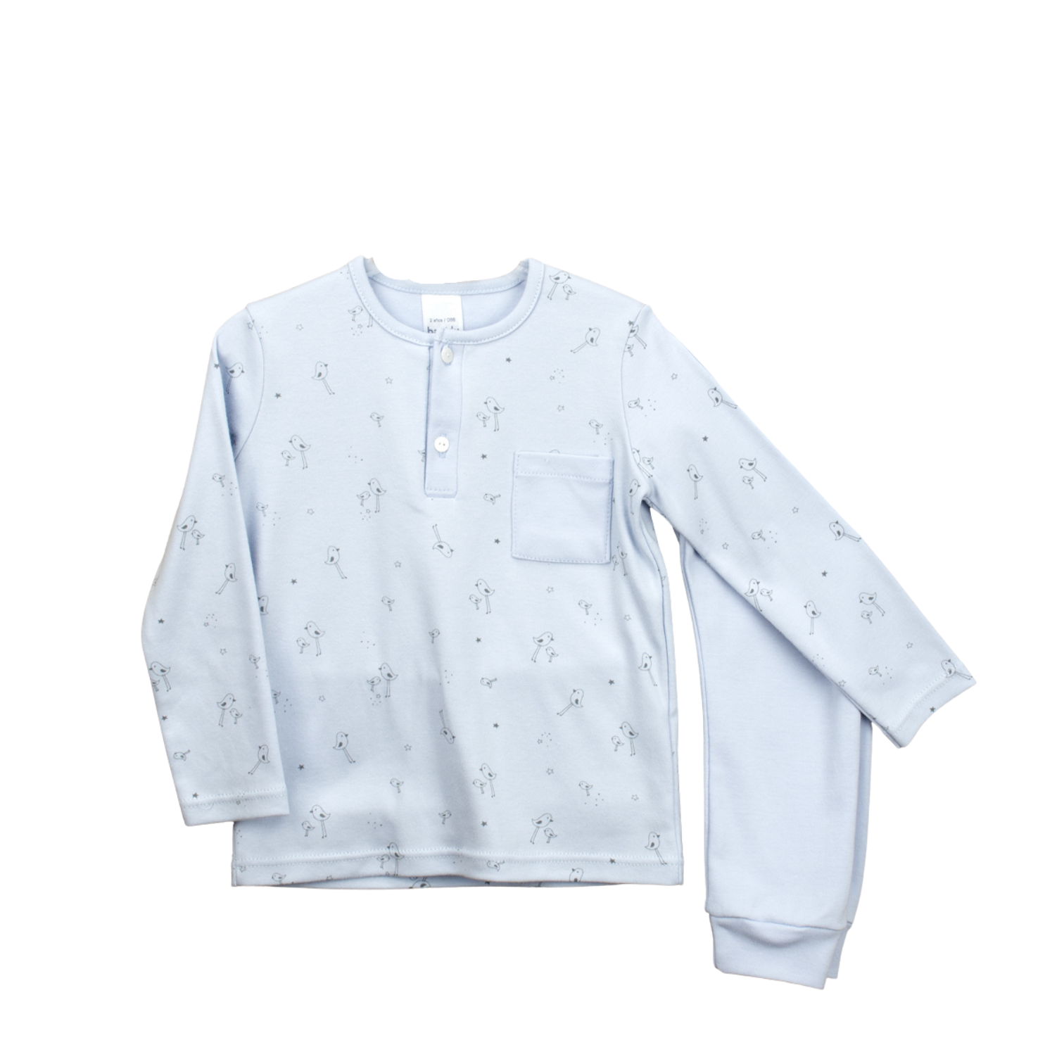 Blue Cotton Long Pyjamas - Babidu
