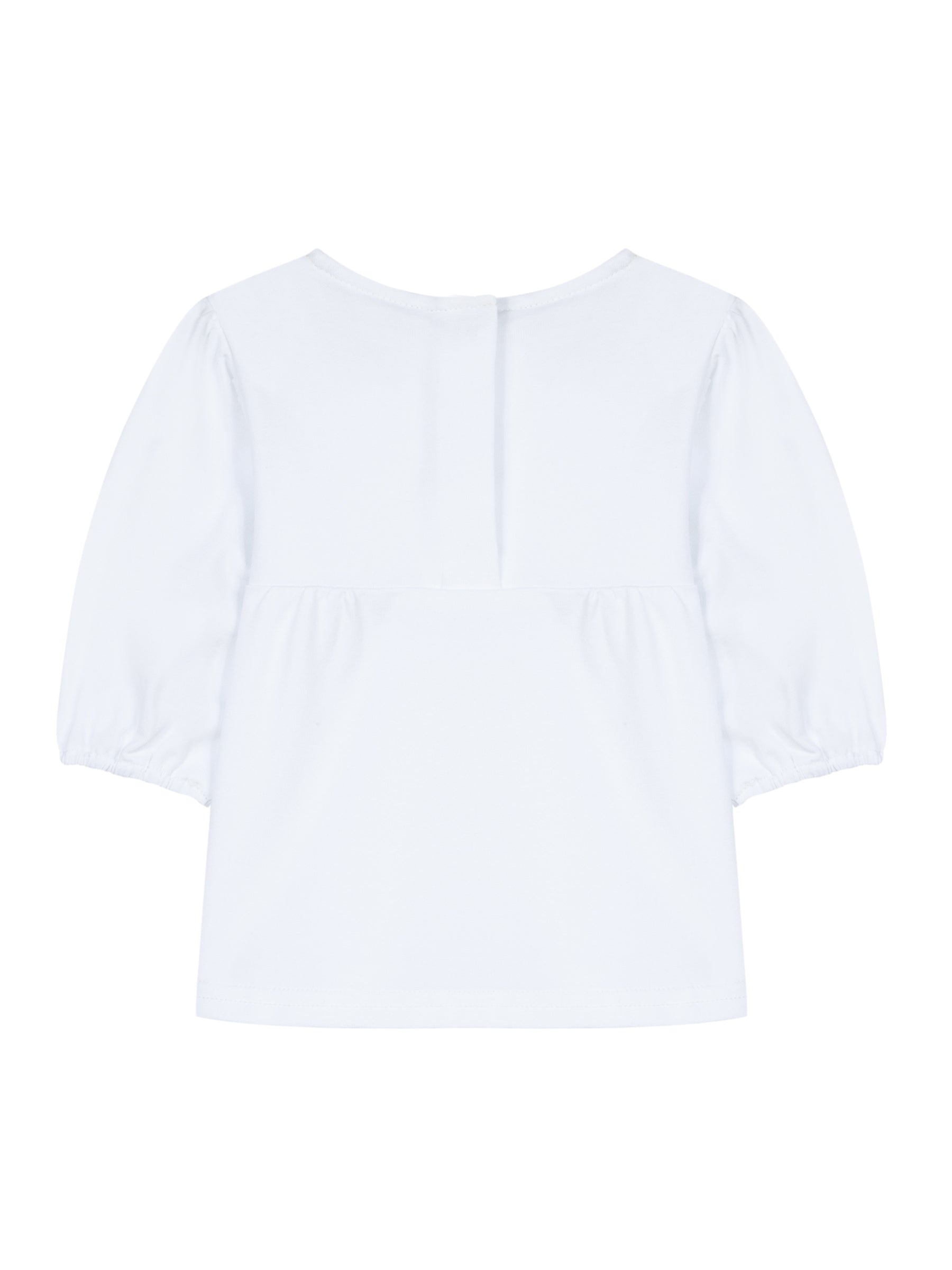 T-shirt - White with broderie anglaise - Tartine Et Chocolat