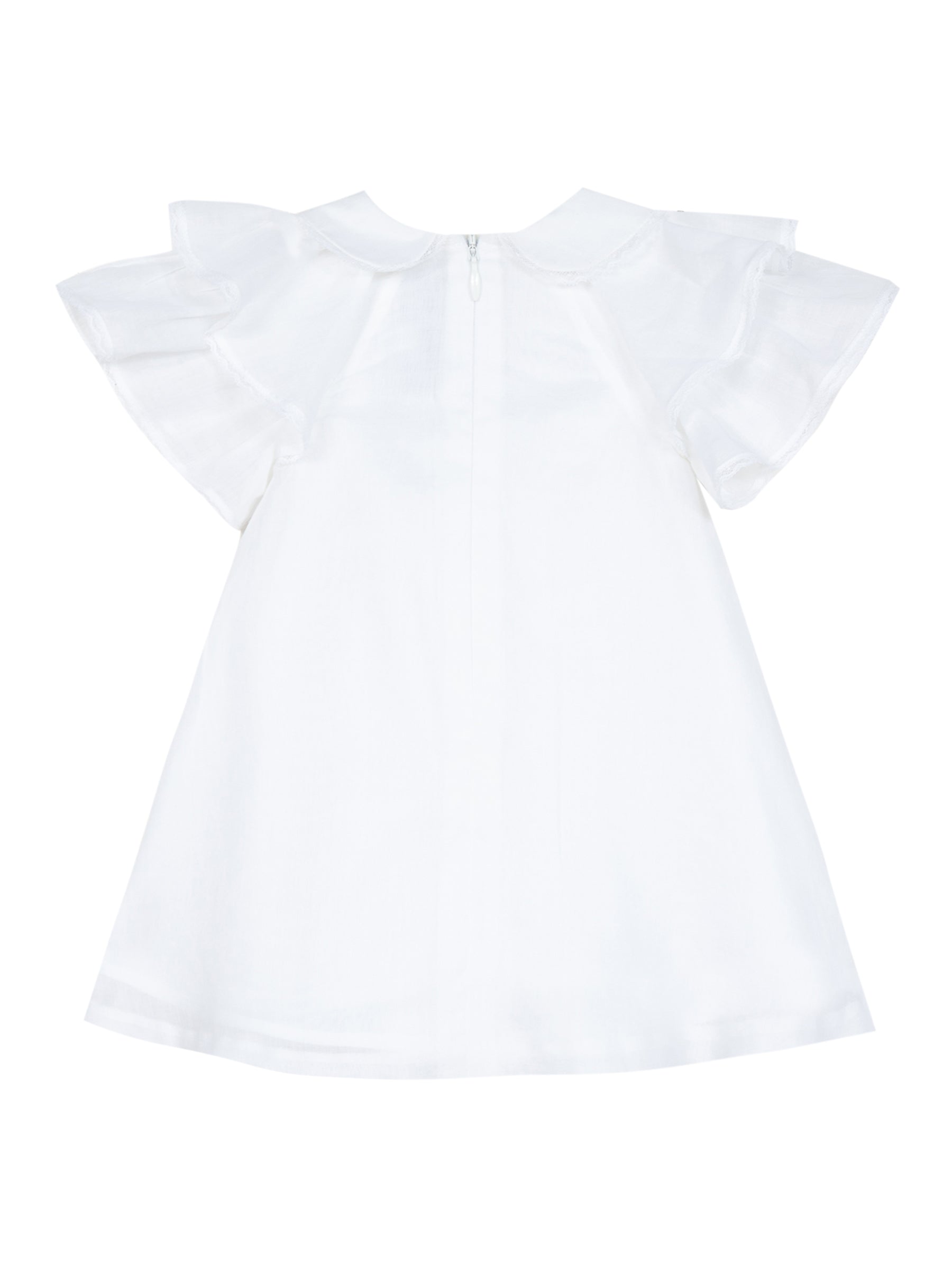 Dress - White cotton with embroidery - Tartine Et Chocolat