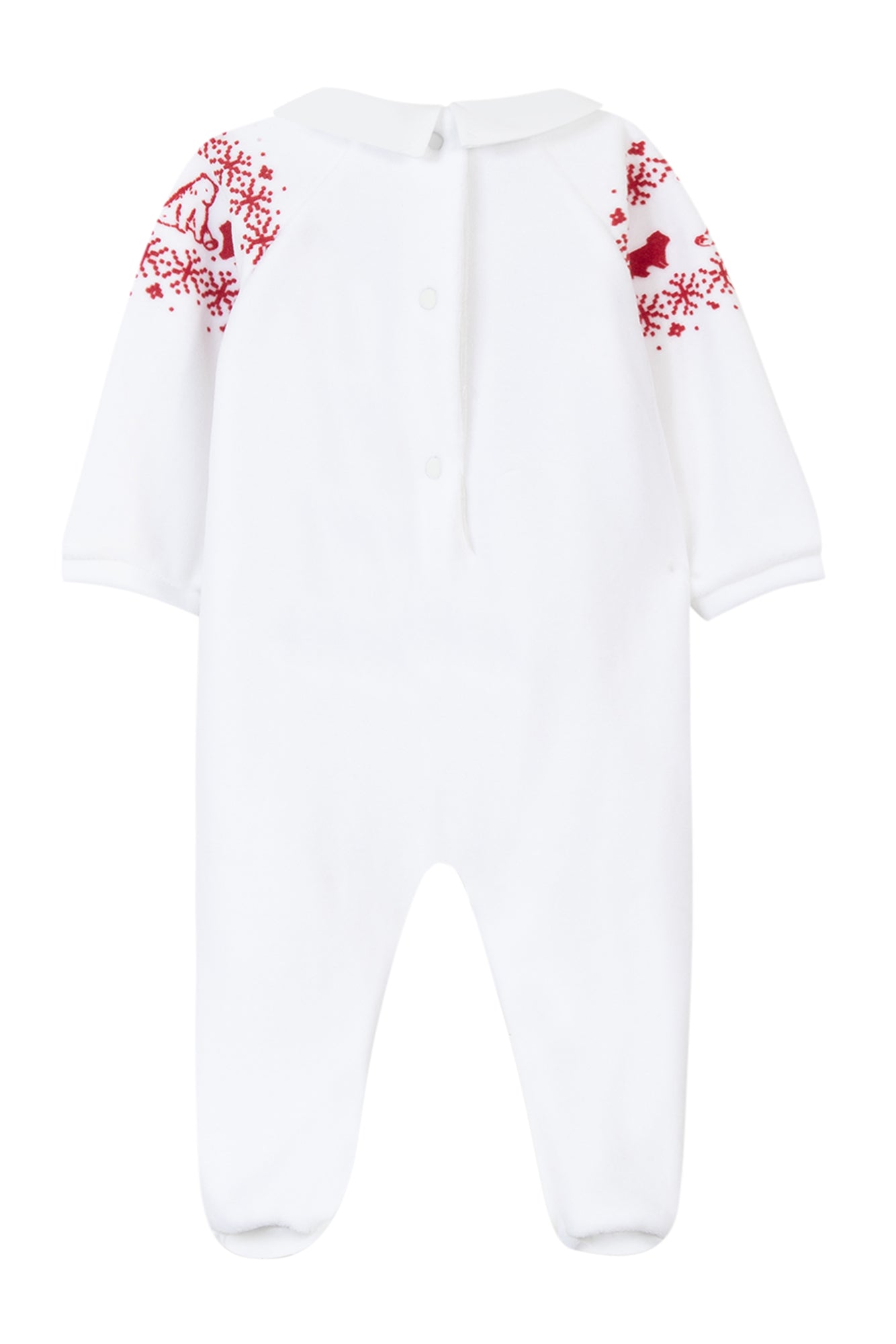 Pyjamas - Christmas velour White / 1M