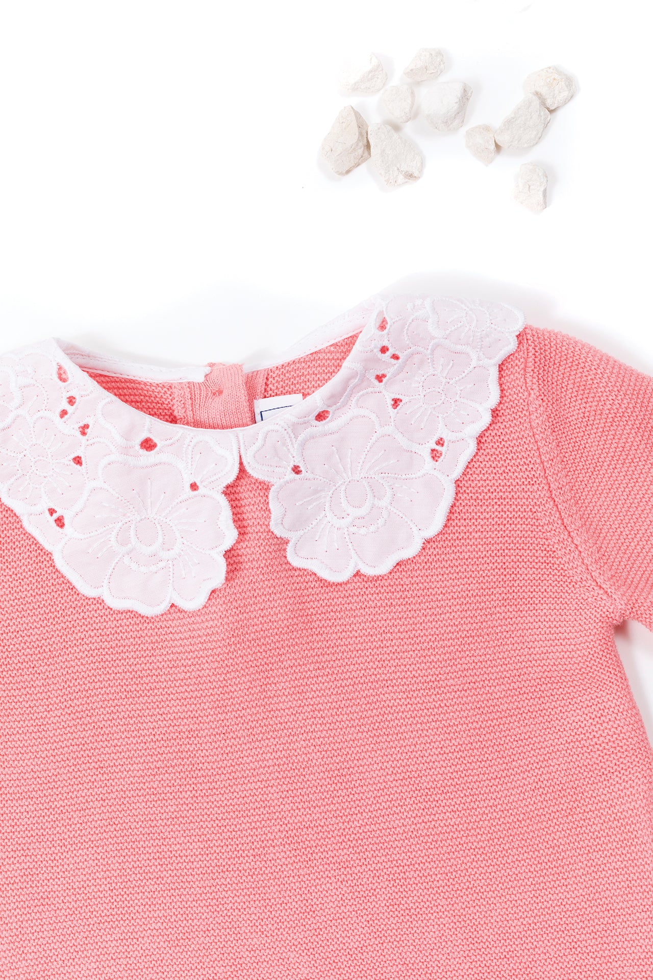 Jumper - Pink Peter Pan Collar Medium Pink / 18M