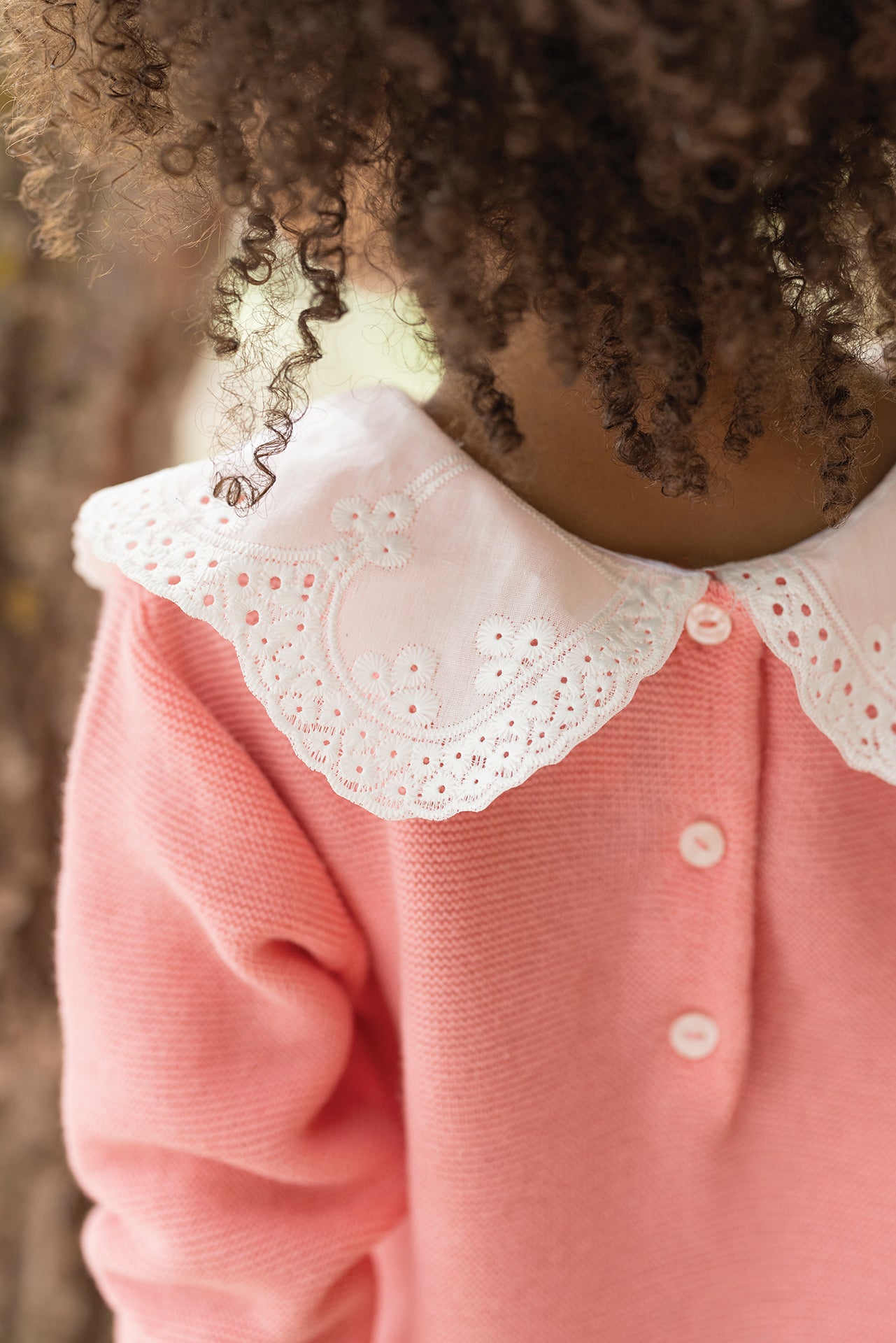 Jumper - Pink Peter Pan Collar Medium Pink / 18M